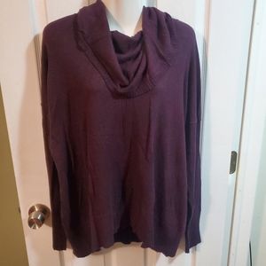 Heathered red sweater